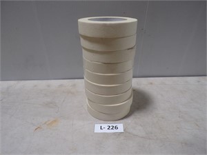 9 ROLLS OF MASKING TAPE 1" WIDE