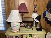 Assorted Lamps, Desk Lamps