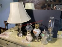 Oil Lamps,  Table Lamps