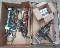 Hammers, pry bars, calk gun, Home-utility