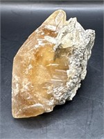 Calcite Twin Orange