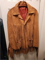 Vintage Deer Wear Suede Fringe Jacket 70s Brown