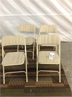 4 folding chairs