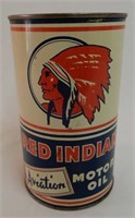 RED INDIAN AVIATION IMP. QT. OIL CAN