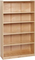 ECR4Kids Classic Bookcase, 60in, Natural