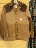 Carhartt coat w/ removable game bag size SM