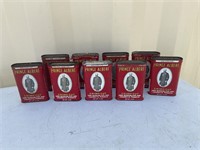 9 PRINCE ALBERT TOBACCO CANS