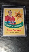 1969 70 OPC Hockey Yvon Cournoyer #221 All Star