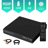 GCZ DVD Player with HDMI  USB  Remote Control