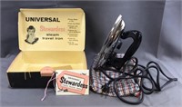 Vintage Steam Travel Iron Universal Stewardess