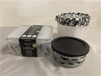 Halloween Themed Plastic/ Glass Food Containers