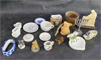 Miniature Tea Set Pieces. Figurines & More
