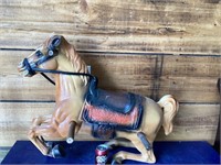 Plastic horse (no rocker)