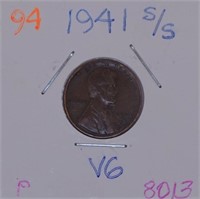 1941-S over S Wheat Cent
