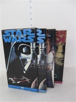 3 STAR WARS TRILOGY VHS TAPE MOVIES