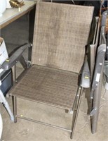pair of folding lawn/patio chairs