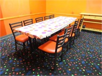 Seating Package in Glow Room: Three Large Tables,