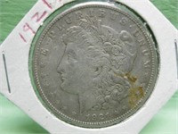1921-S Morgan Silver Dollar - 90% Silver