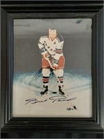 Brad Park NY Rangers Autographed Framed Picture