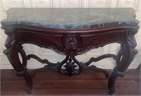 19th C. Napolean III Marbletop Console
