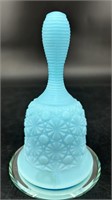 Fenton Daisy & Button Blue Satin Bell