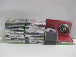 Forty Seven XBOX & XBOX 360 Games Untested