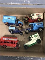 Match box mini advertising trucks