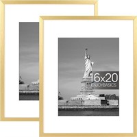 2 PACK GOLD PICTURE FRAME (16 X 20)