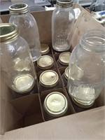 (15) 1/2 gallon canning jars
