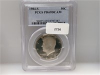 PCGS 1984-S PR69DCAM JFK Half $1
