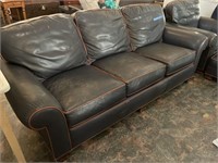 Very Nice Whittemore Sherrill Leather Sofa & Chair