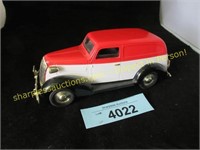 1937 Chevy die cast delivery van bank
