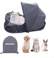 Foldable Pet Tent with Plush Pad