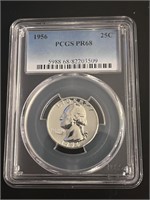 1956 Washington Quarter PCGS PR68