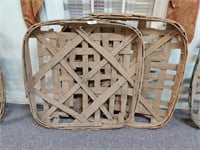 2 Antique tabacco baskets
