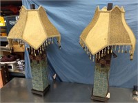Pair of Elephant Themed Lamps