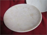 (2) Stone Cummings Plates, 11"