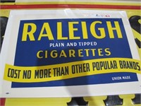 RALEIGH CIG PAPER SIGN