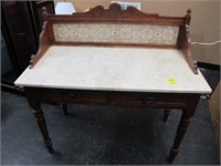 VICT MARBLE TOP WASHSTAND