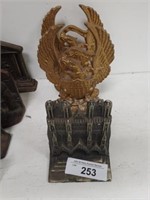 (3) Various Cast Iron Bookends