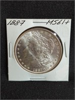 1887 MORGAN SILVER DOLLAR