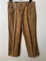 Vintage 80s Corduroy Pants Waist 33”