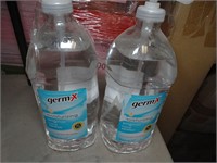 Two 32oz Germ-X Hand Sanitizer Bottles
