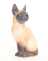 Royal Copenhagen "Siamese Cat" Porcelain Statue