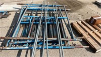 Pallet with 4 Scaffold Frames and 3 Braces. #C