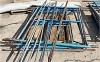 Pallet with 4 Scaffold Frames and 4 Braces. #C