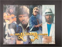 Signed 1985 Alabama Band Calendar