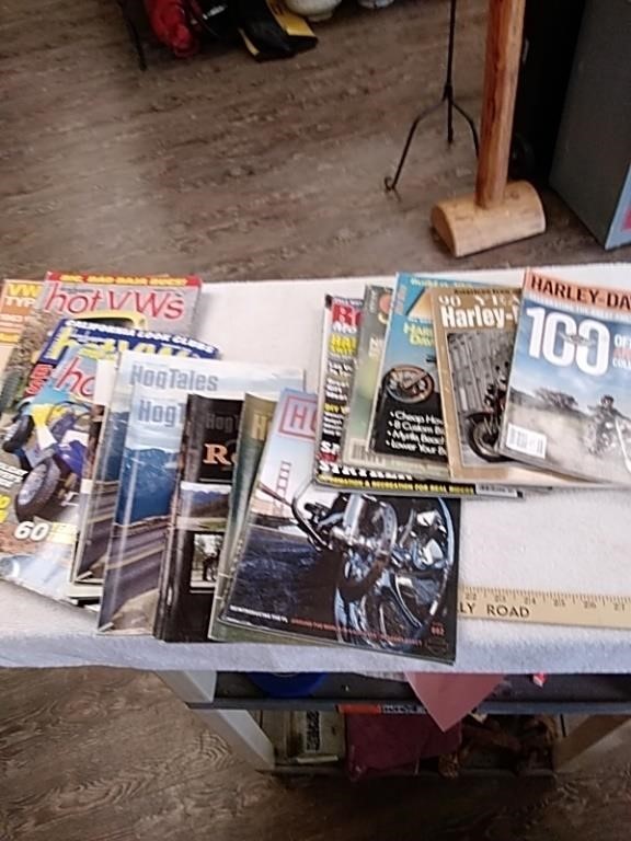 Large group of assorted magazines