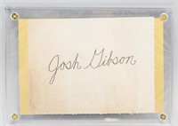 Signed "Josh Gibson" American Authograph Card