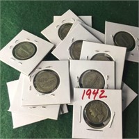 14- Silver Mercury Dimes